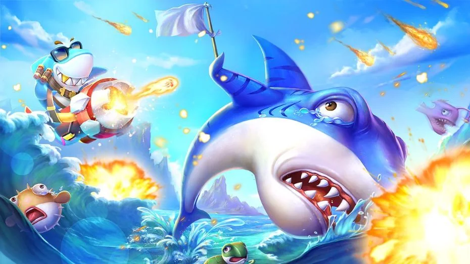 Ilustrasi permainan arcade tembak ikan di MODAL777